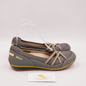 Ahnu Leather Suede Lace up Shoes A844